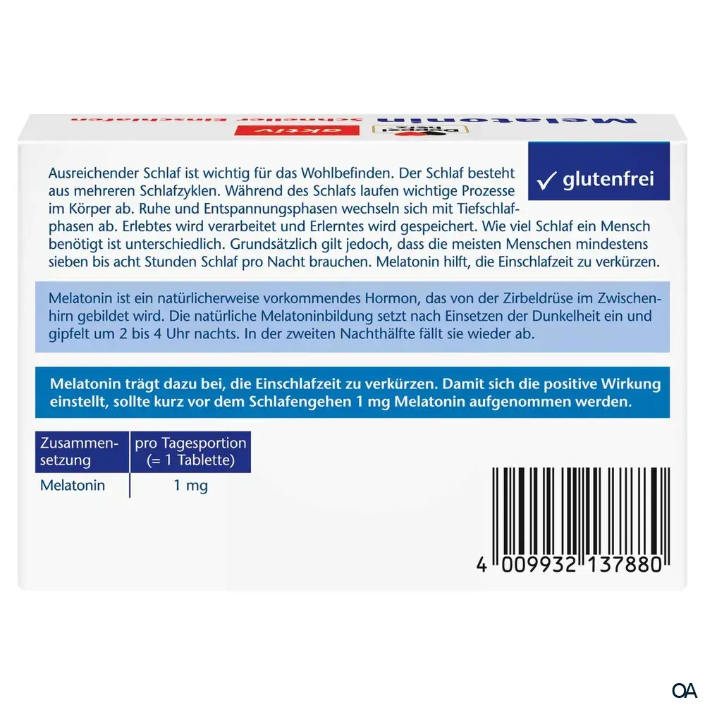 Doppelherz aktiv Melatonin Mini-Tabletten