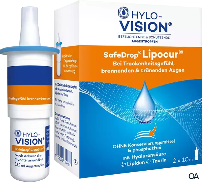 HYLO-VISION® SafeDrop® Lipocur® Augentropfen