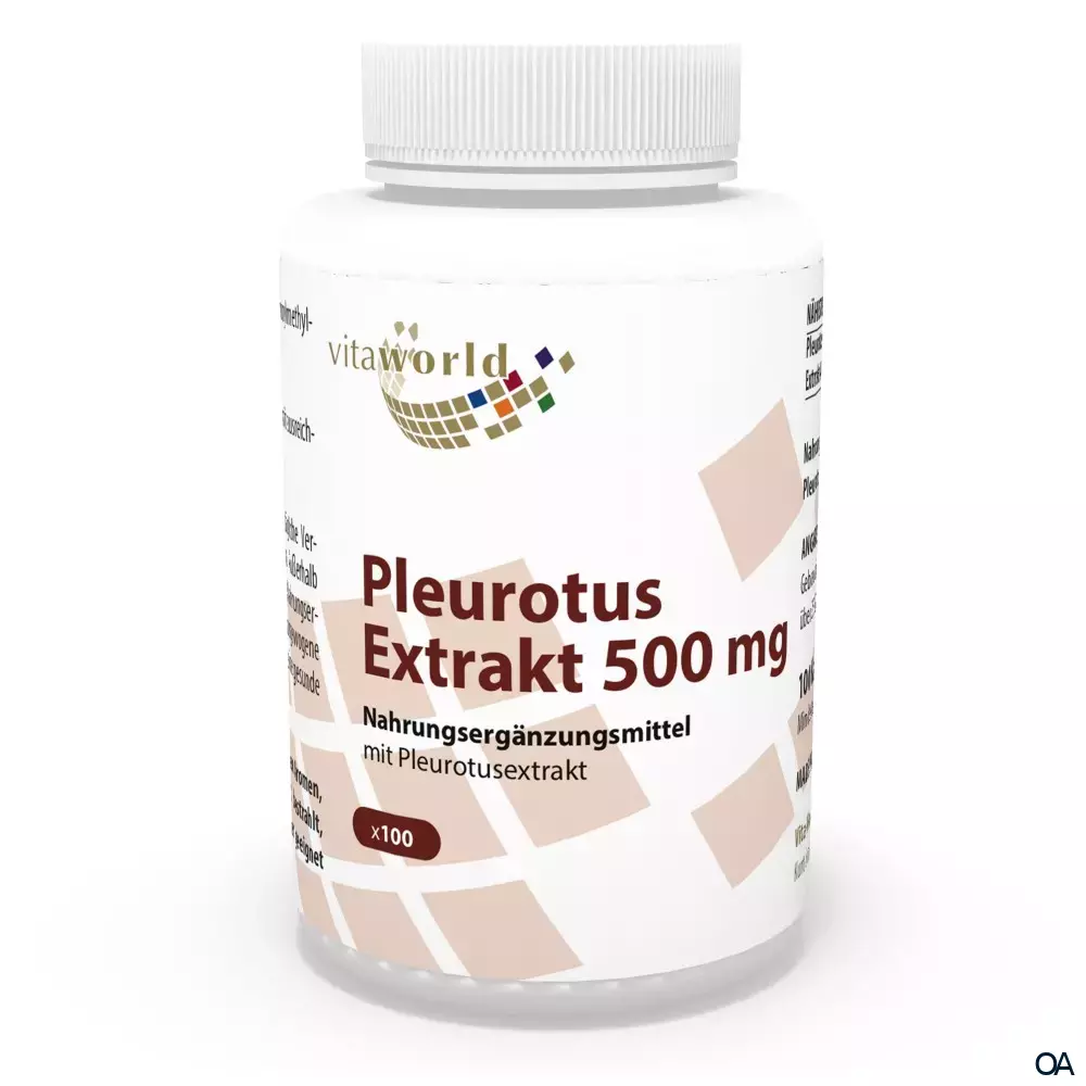 Vitaworld Pleurotus Extrakt 500 mg Kapseln