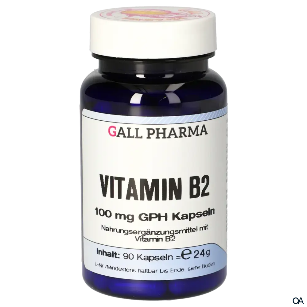 Gall Pharma Vitamin B2 100 mg Kapseln