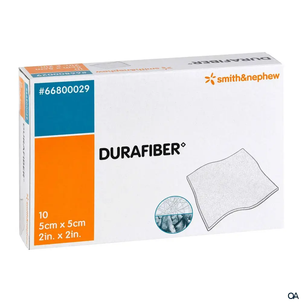 DURAFIBER Gelbildende Wundauflage steril 5 x 5 cm