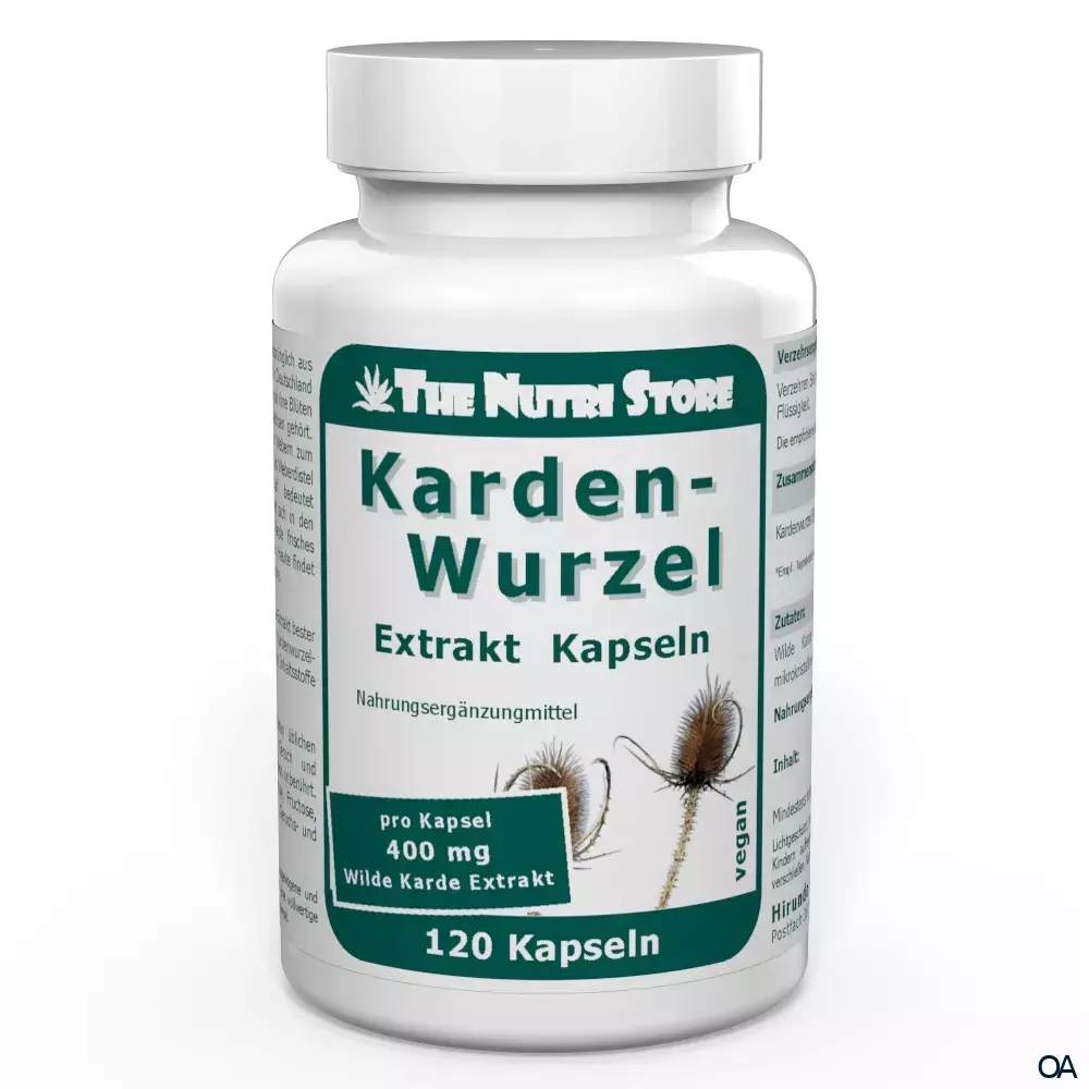 The Nutri Store Kardenwurzel Extrakt Kapseln