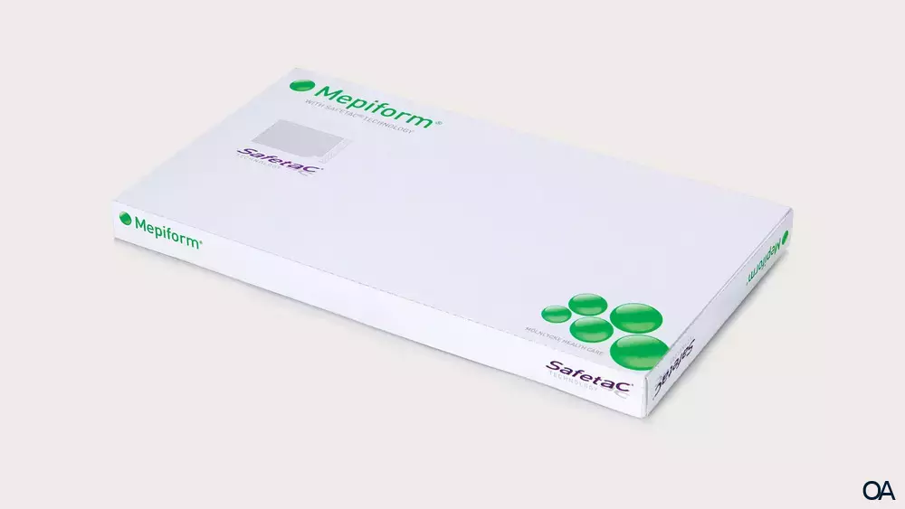Mepiform® Silikonverband 5 x 7,5 cm