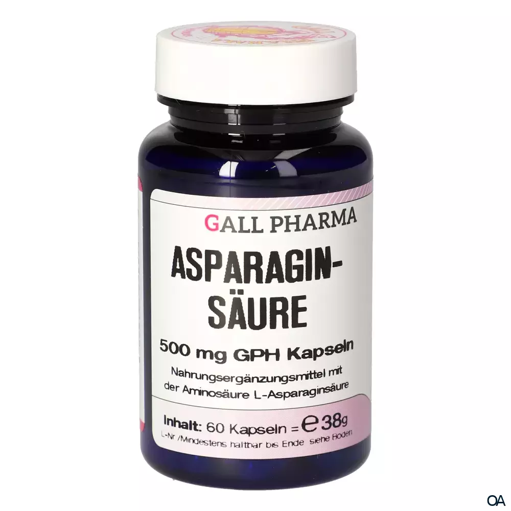 Gall Pharma Asparaginsäure 500 mg Kapseln