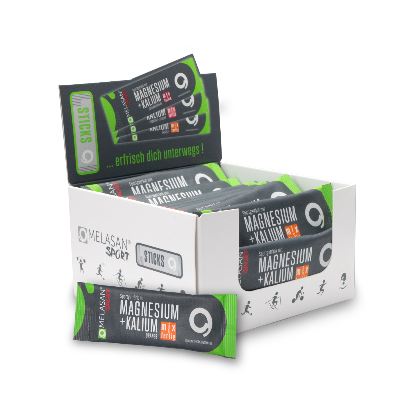 Melasan Magnesium Kalium Sticks Orange