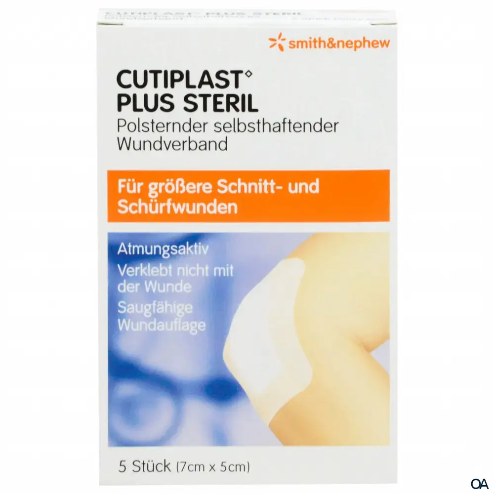 CUTIPLAST Plus Steril Polsternder Wundverband, 24,8 x 10 cm