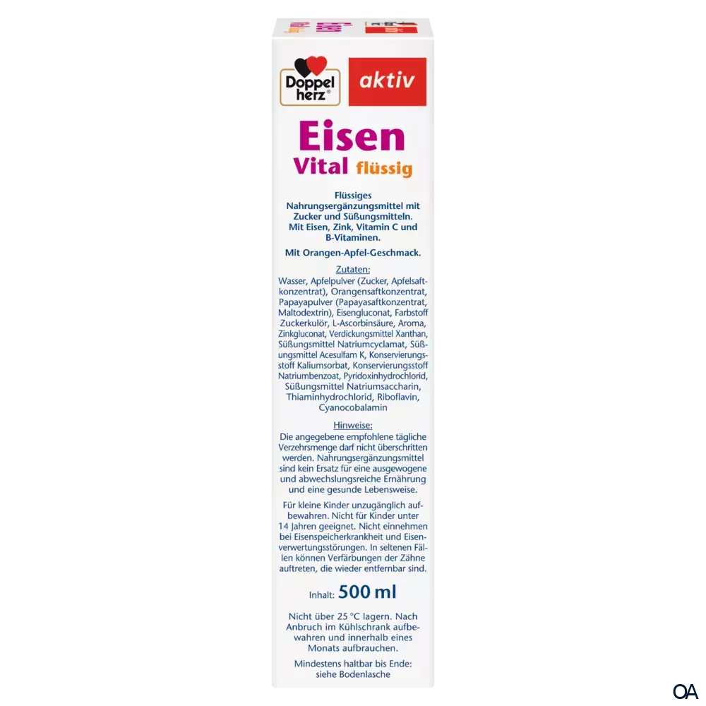 Doppelherz aktiv Eisen Vital flüssig