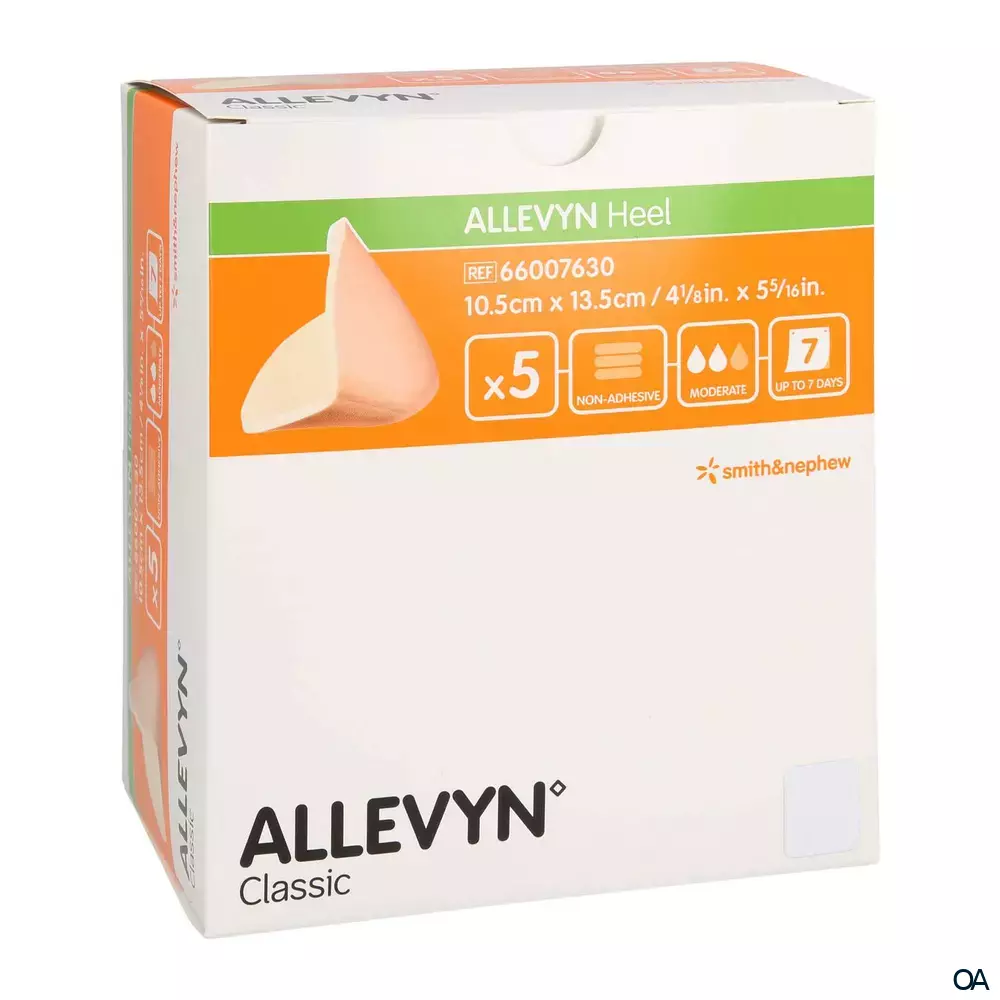 ALLEVYN HEEL Fersenverband Schaumverband steril, 10,5 x 13,5 cm