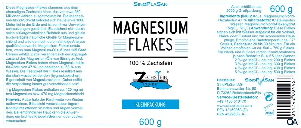 SinoPlaSan Magnesium-Flakes Zechstein