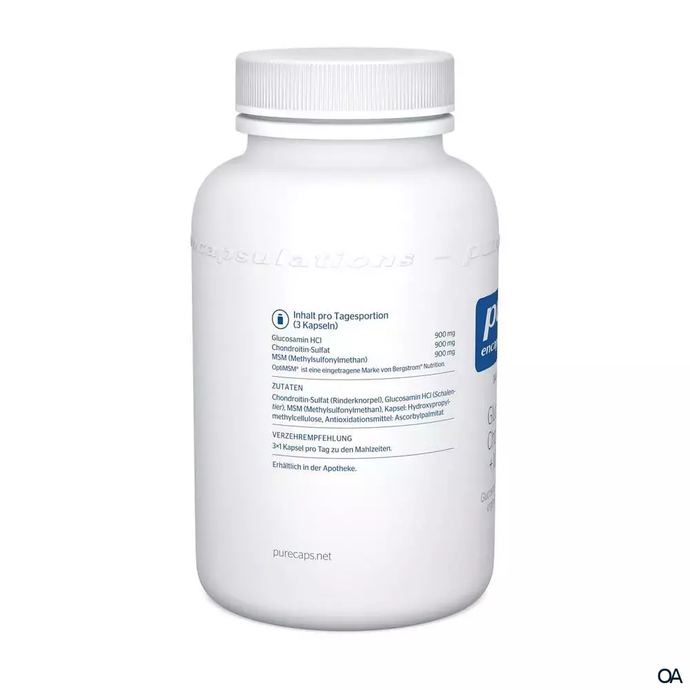 pure encapsulations® Glucosamin Chondroitin + MSM 