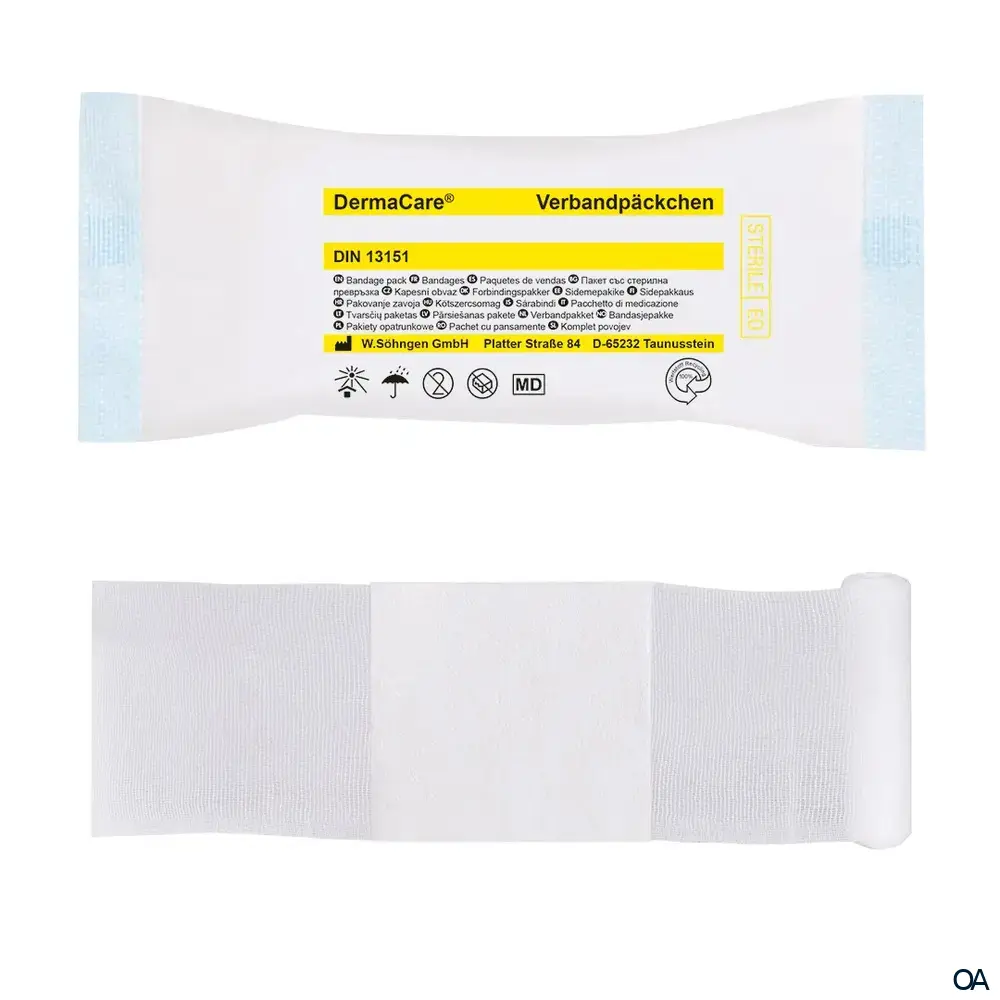 DermaCare® Verbandpäckchen DIN mittel, steril