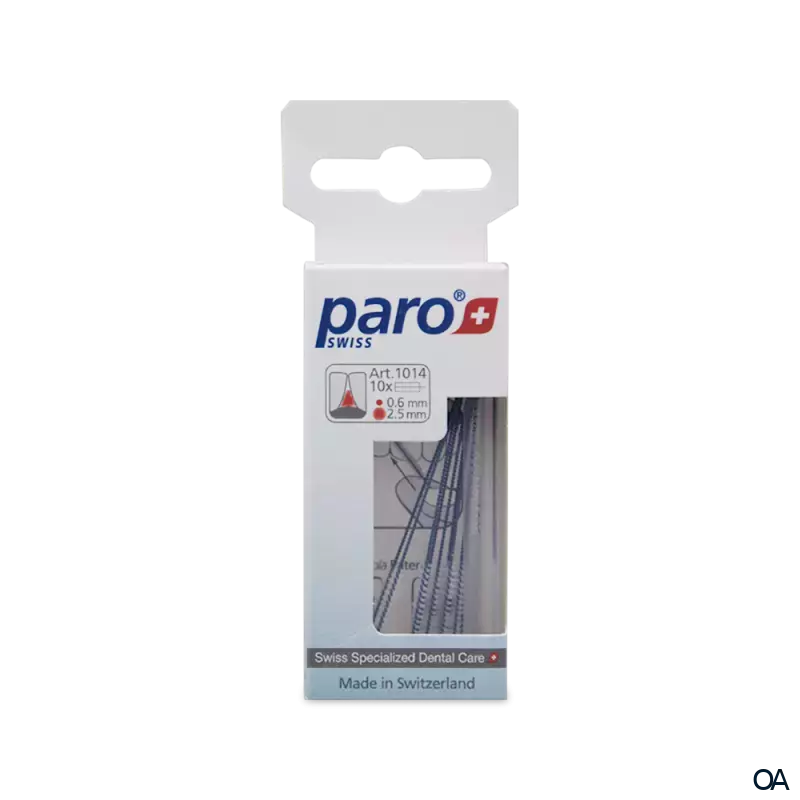 paro® isola long Zwischenraumbürste, xx-fein, blau, zylindrisch, ø 2.5 mm