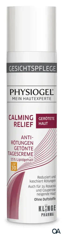 Physiogel® Calming Relief Anti-Rötungen Getönte Tagescreme LSF30