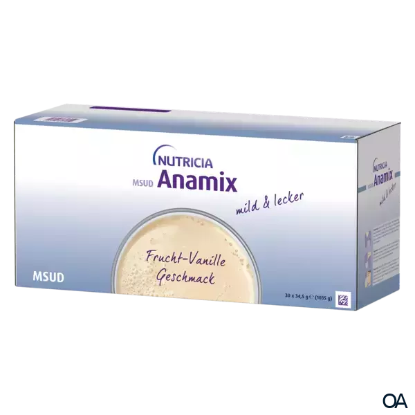 Nutricia MSUD Anamix Frucht-Vanille Pulver 34,5 g