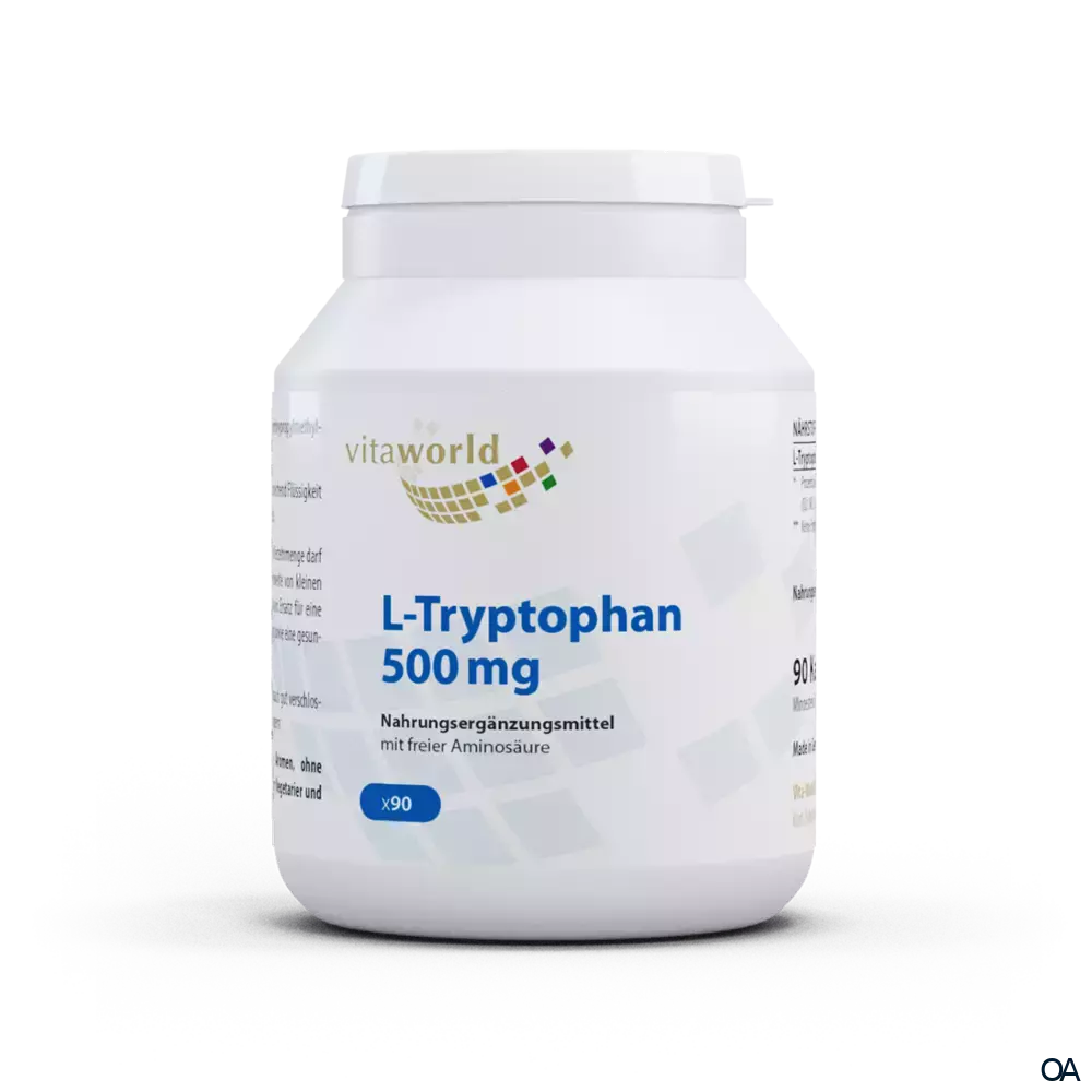Vitaworld L-Tryptophan 500 mg Kapseln