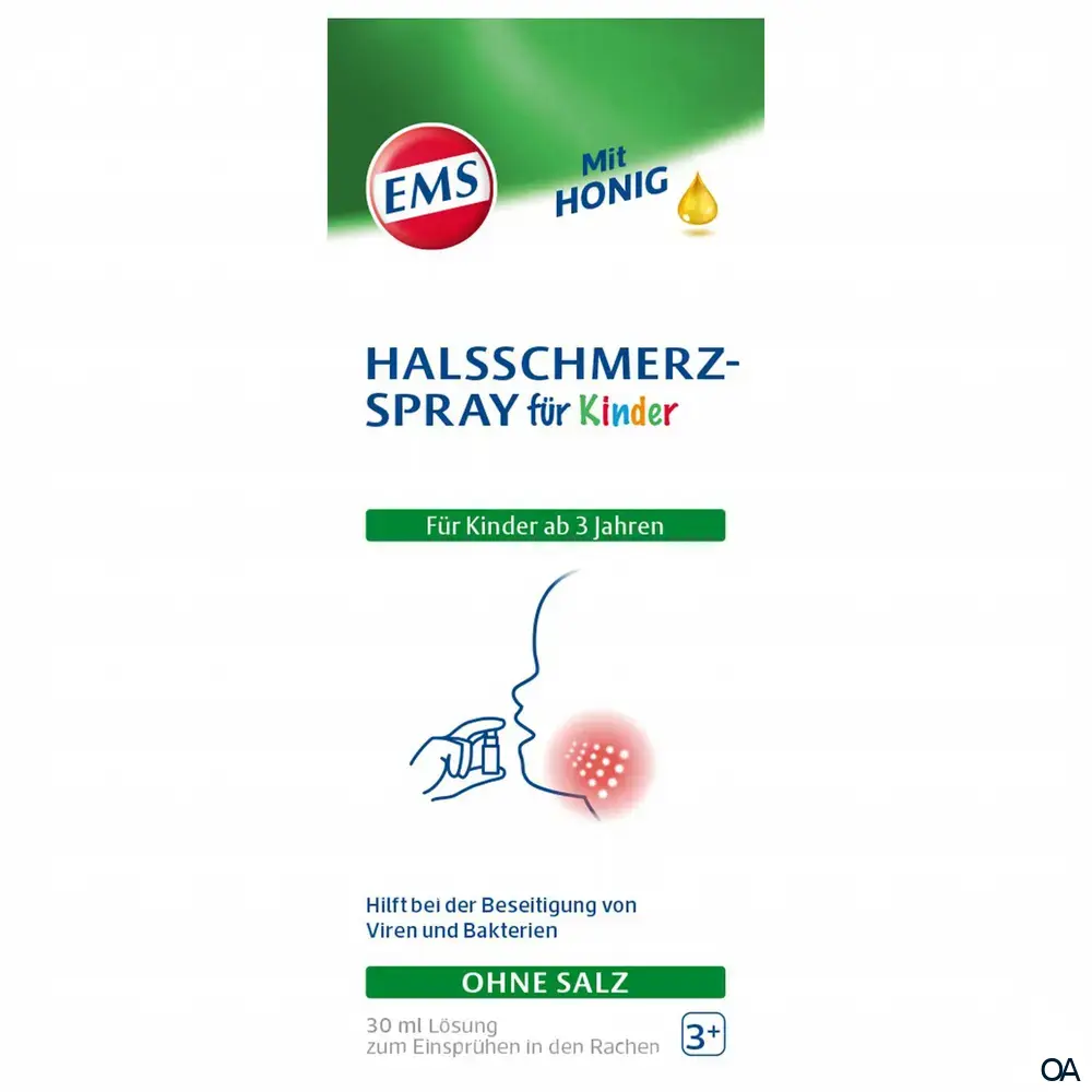 EMS Halsschmerz-Spray für Kinder mit Honig