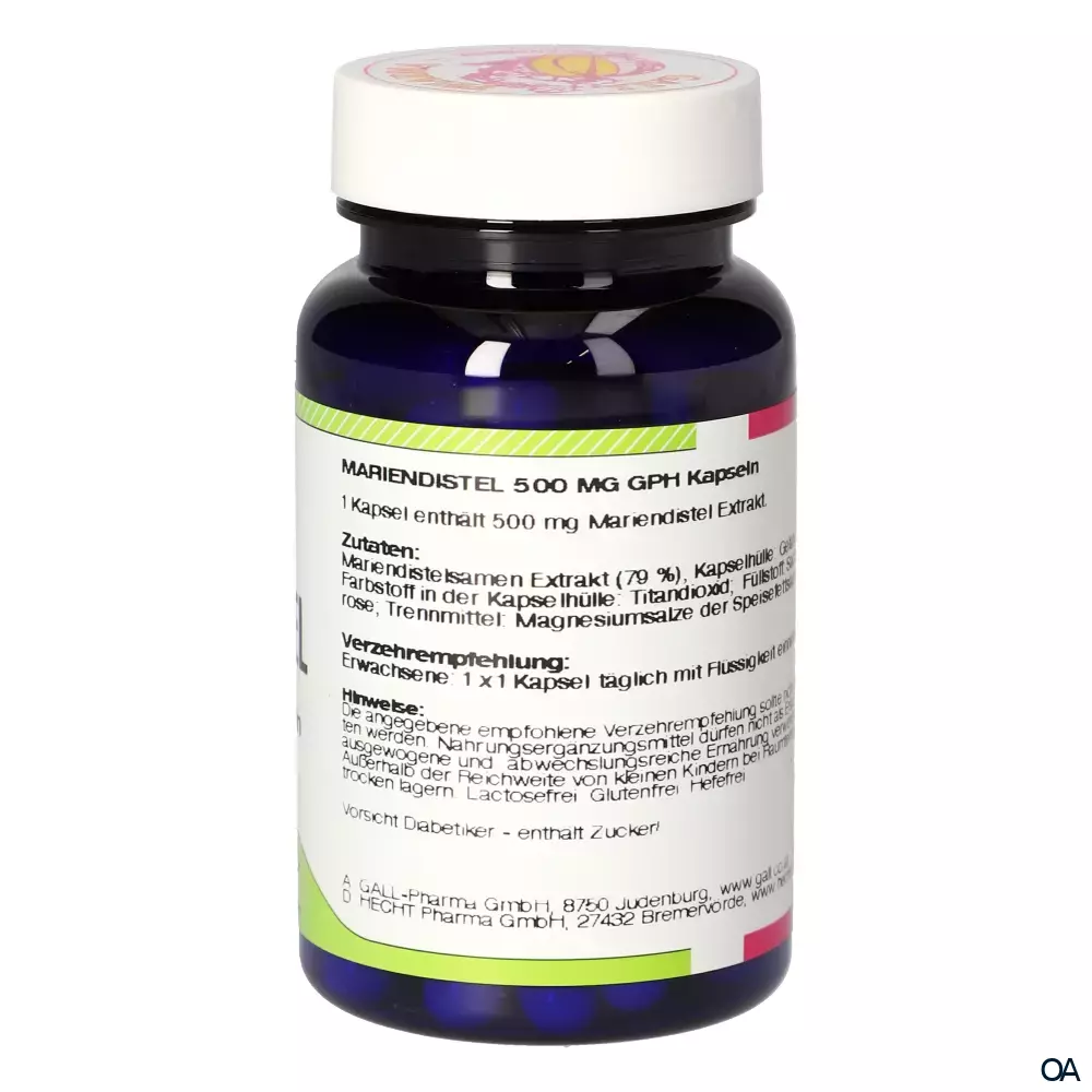 Gall Pharma Mariendistel 500 mg Kapseln
