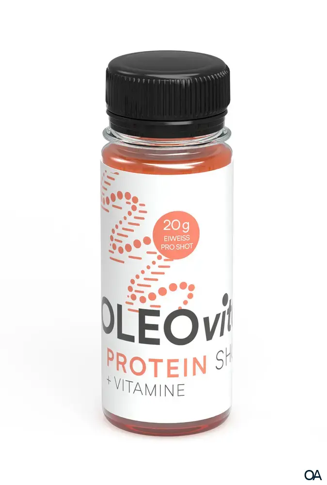 OLEOvital® Protein Shot + Vitamine - Pfirsich-Mirabelle 60 ml