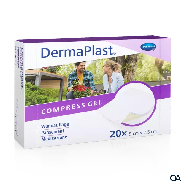 DermaPlast® Compress Gel beschichtete Wundkompresse 5 x 7.5 cm