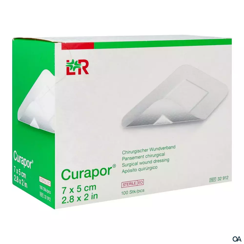 Curapor® Chirurgischer Wundverband steril, 7 x 5 cm