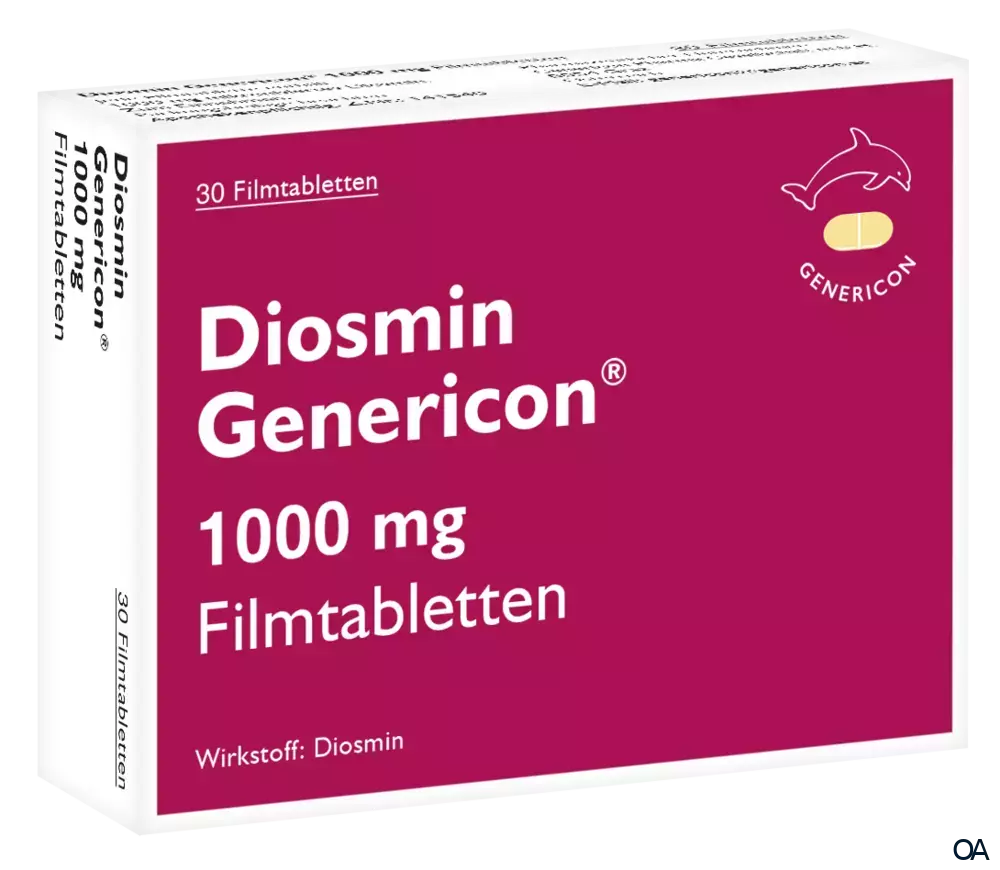 Diosmin Genericon® 1000 mg Filmtabletten