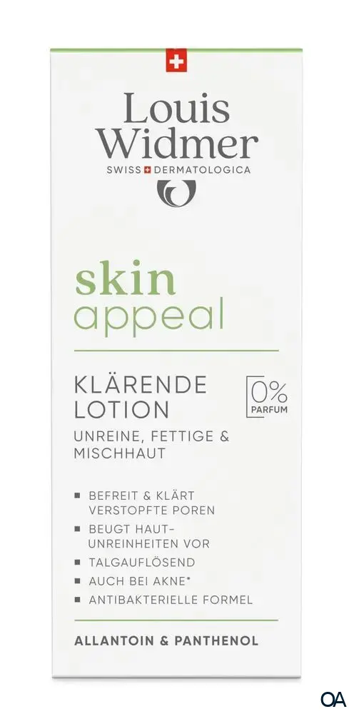 Louis Widmer skinappeal Klärende Lotion - ohne Parfum