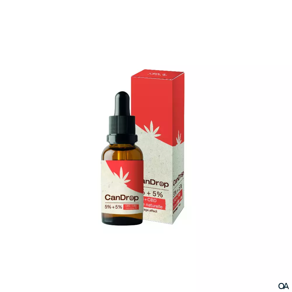 CBX Medical CanDrop 5 % CBG + 5 % CBD natürliches Öl
