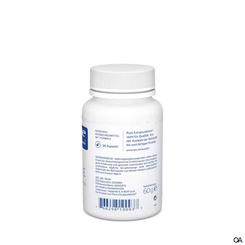 pure encapsulations® Vitamin E Kapseln