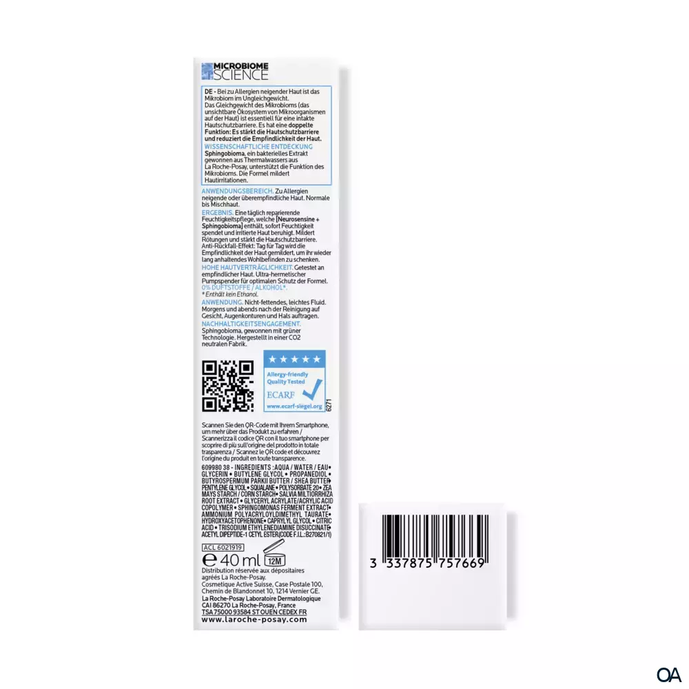 La Roche Posay Toleriane Dermallergo Fluid