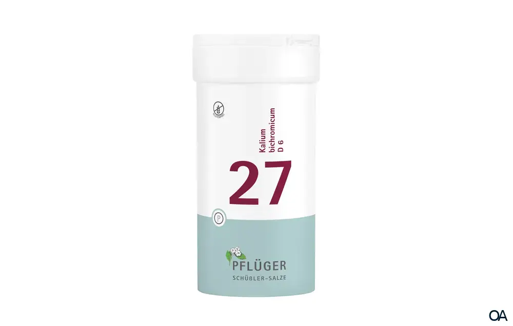 BIOCHEMIE PFLÜGER® Nr. 27 Kalium bichromicum D6 Tabletten