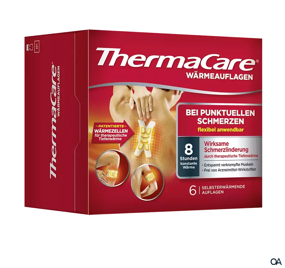 ThermaCare® Wärmeauflagen für flexible Anwendung