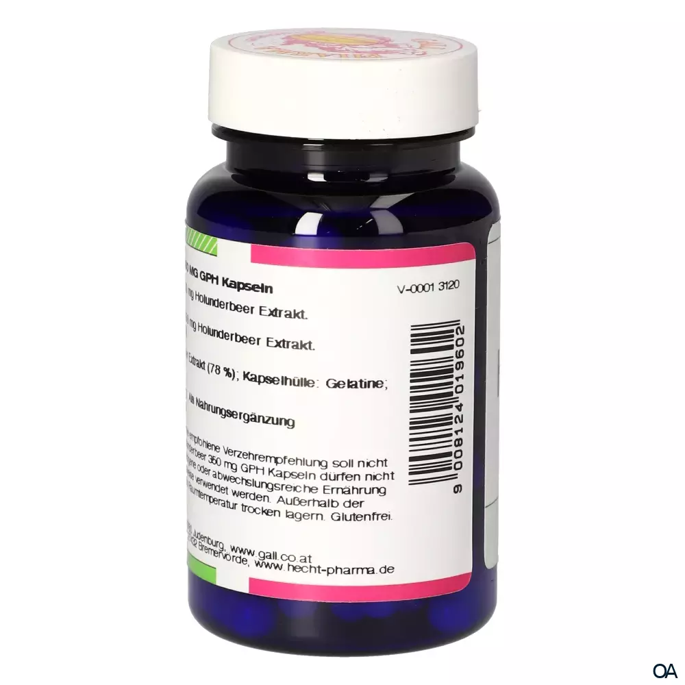 Gall Pharma Holunderbeer 350 mg Kapseln