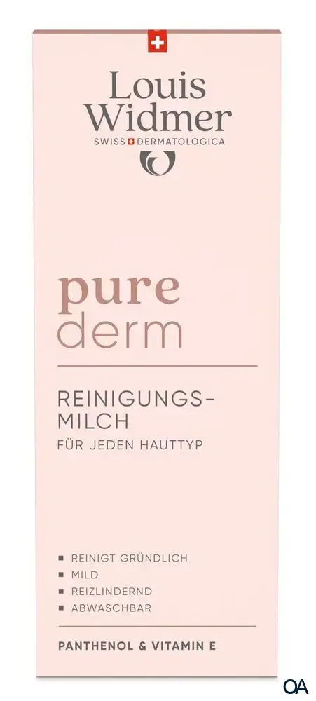 Louis Widmer purederm Reinigungsmilch - leicht parfümiert