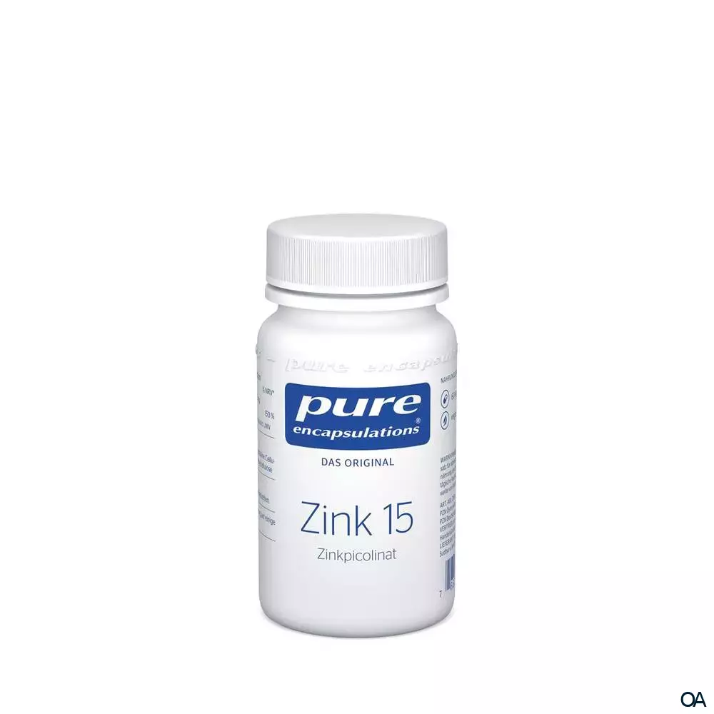 pure encapsulations® Zink 15 (Zinkpicolinat) Kapseln
