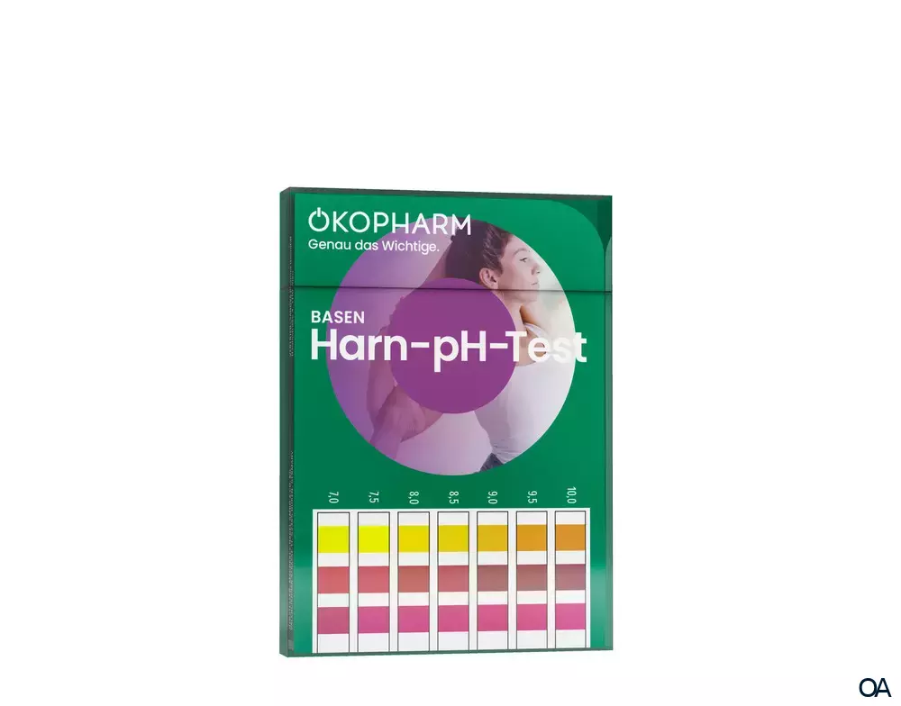 Ökopharm44 Basen pH-Test Teststreifen