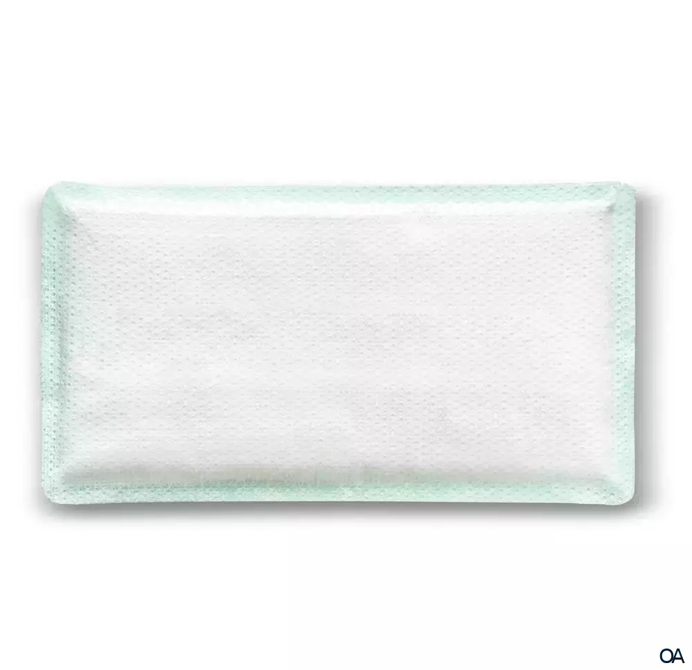 RespoSorb® Silicone superabsorbierende Saugkompresse mit Silikonwundkontaktschicht steril, 10 x 20 cm