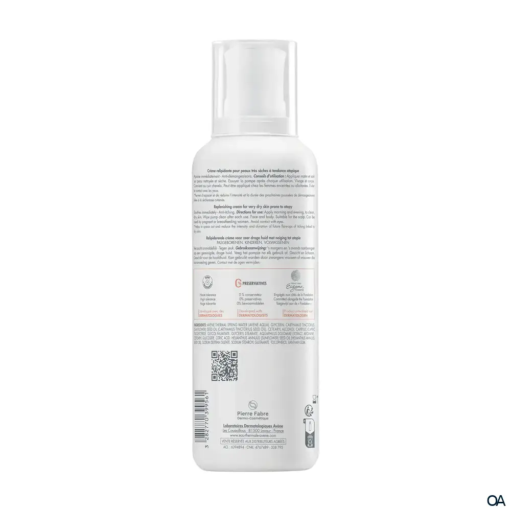 Avène XeraCalm AD Rückfettende Creme