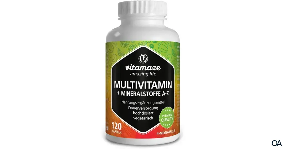 Vitamaze Multivitamin + Mineralstoffe A-Z Kapseln