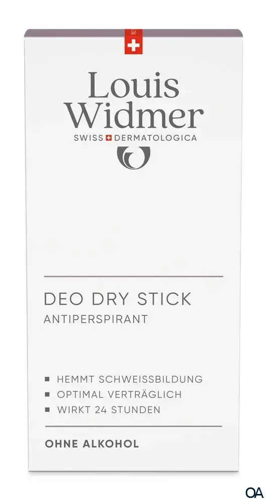 Louis Widmer Deo Dry Stick Antiperspirant - leicht parfumiert