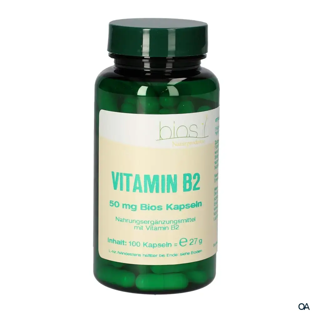 Bios Vitamin B2 50 mg Kapseln