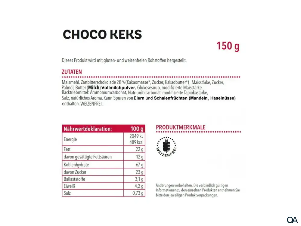 Dr. Schär Choco Keks