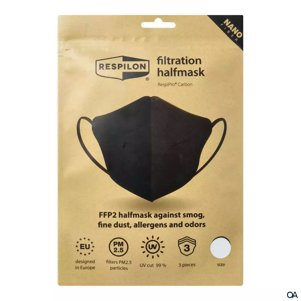 RespiPro® Carbon Nanofaser FFP2 Halbmaske M
