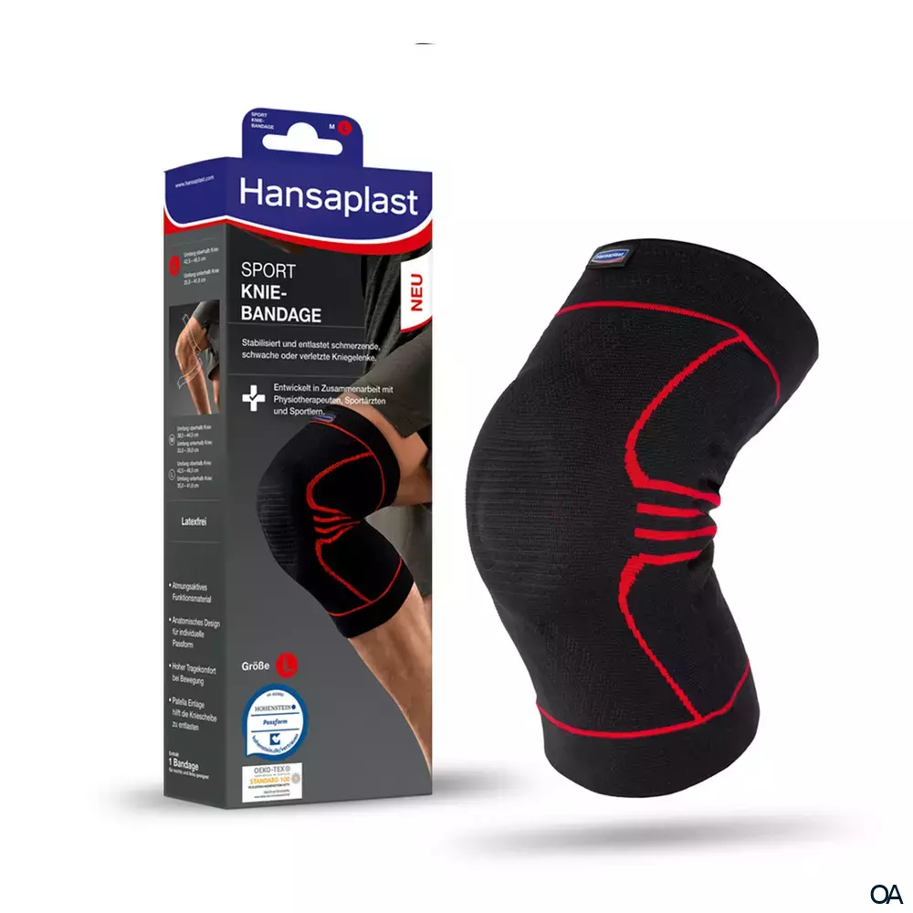 Hansaplast Performance Knie-Bandage S/M