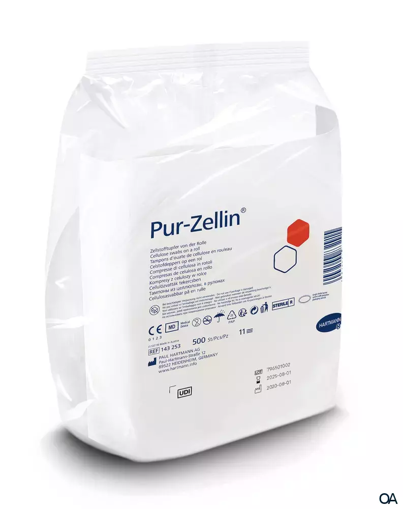 Pur-Zellin® Zellstofftupfer Rolle (500 Stück), unsteril, 4 x 5 cm
