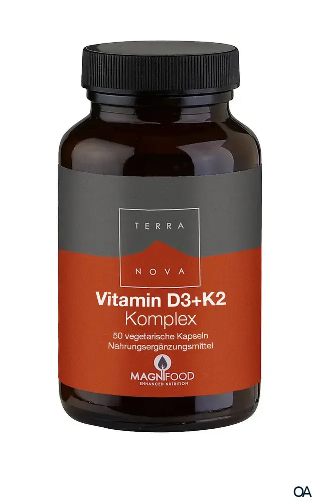 Terra Nova Vitamin D3 + K2 Komplex Kapseln