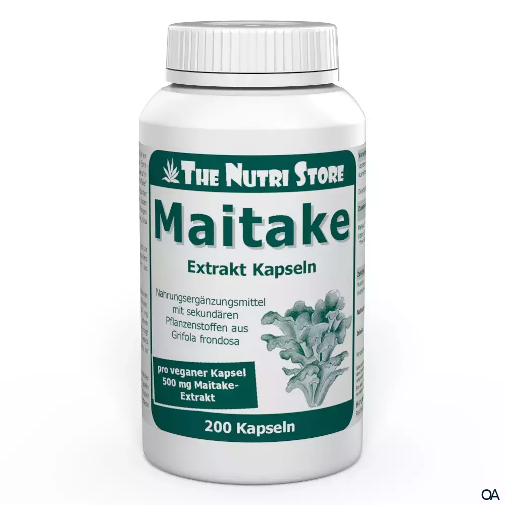 The Nutri Store Maitake Extrakt 500 mg Kapseln