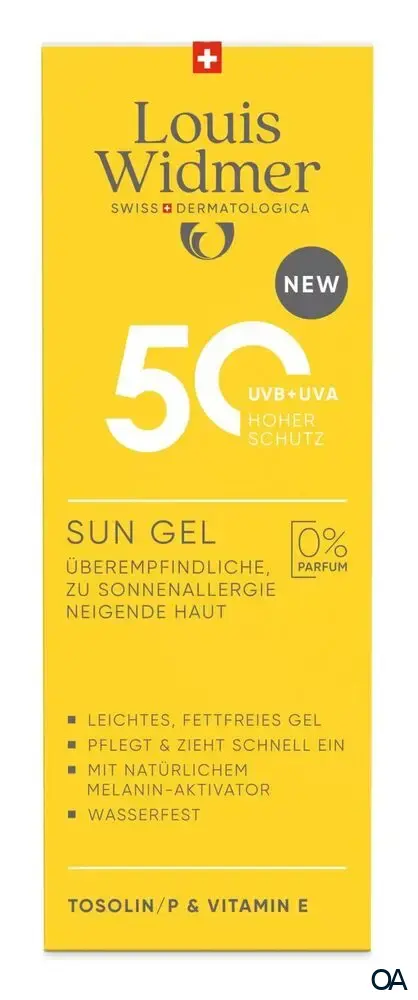 Louis Widmer suncare Sun Gel 50 - ohne Parfum