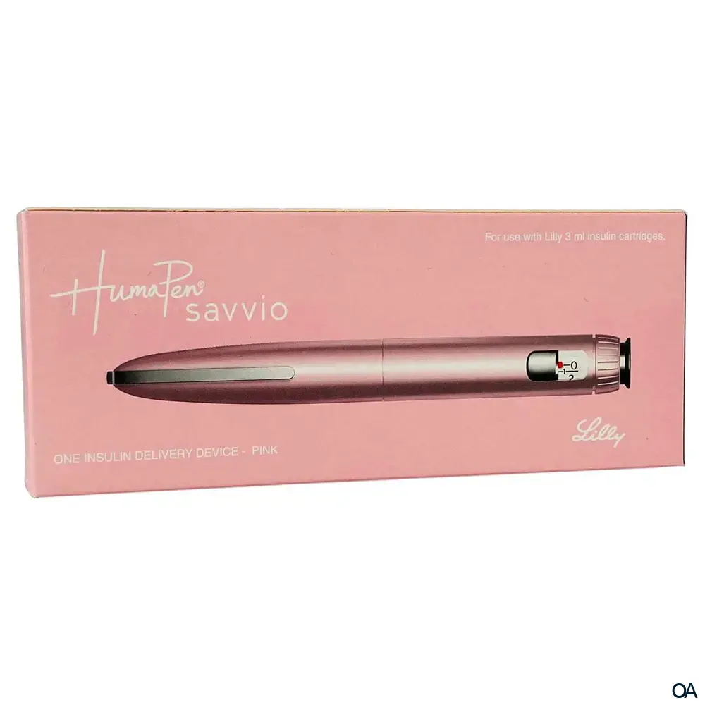 HumaPen SAVVIO® Insulin-Injektionsgerät - Rosa HumaPen SAVVIO® Insulin-Injektionsgerät - Rosa