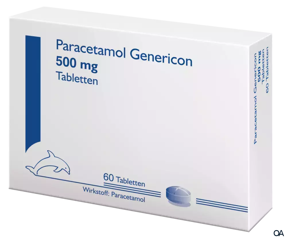 Paracetamol Genericon 500 mg Tabletten