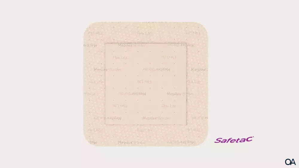 Mepilex® Border Flex Lite Schaumverband 4 x 5 cm